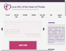 Tablet Screenshot of loveincheartofflorida.org